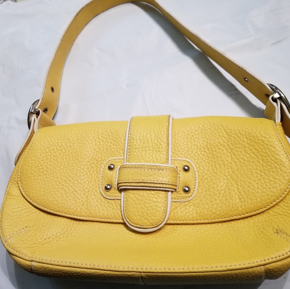 Yellow Franco Sarto purse